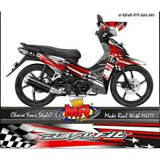 Kumpulan gambar stiker untuk sepeda motor terbaru dinding motor. Stiker Motor Revo X Stiker Motor