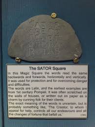 Ihavenohonor Sator Arepo Tenet Opera Rotas The Sator Square In This Magic Square The Words Read The Same Backwards Magic Squares Sigil Magic Latin Spells