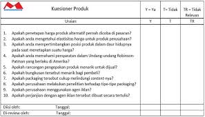 Contoh abstrak penelitian pemasaran manajemen. 288 Contoh Kuesioner Pemasaran Keuangan Sdm Hrd