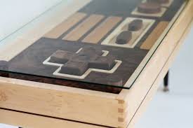 Table in the form of the joypad and better yet, it is a functioning joypad! Functional Wooden Nes Controller Coffee Table Available For 3 700