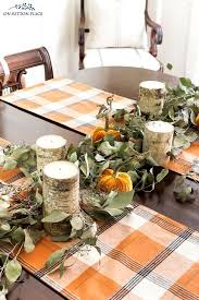 Fall Centerpiece Eucalyptus Pumpkin Garland Centerpiece Fall Table Centerpieces Fall Thanksgiving Decor Fall Table