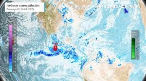 Entre el sábado 6 y domingo 7 de junio: zonas de baja presión con potencial ciclónico dejarán lluvias en México