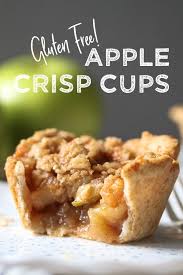 Gluten Free Apple Crisp Cups Are The Perfect Fall Dessert Easy To Make Apple Pies That Are Everythin Gluten Free Apple Crisp Gluten Free Apple Pie Apple Crisp