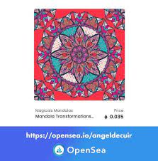 Nft Opensea Mandala Transformations Warm In 2021 Mandala Illustration Art Tapestry