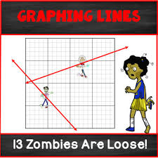 Some of the worksheets displayed are graphing lines, slopeintercept form, graphing lines in slope intercept, graphing line6 killing zornbe6 graph line t to the zombie, graphing linear equations work answer key, systems of equations, systems of equations by substitution, algebra i name block date y. Graphing Lines And Catching Zombies Worksheets Teaching Resources Tpt