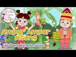 Ampar Ampar Pisang Lagu Daerah Kalimantan Selatan Budaya Indonesia Dongeng Kita Youtube Kartun Gambar Kartun Gambar
