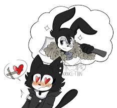 Bendy And The Quest For The Ink Machine Cuphead Cuphead And Bendy Vampire S Bane Bendy And The Ink Machine Felix The Cats Character Art