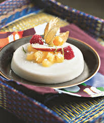 Blanc Manger Aux Fruits Exotiques En 2020 Blanc Manger Fruits Exotiques Alimentation