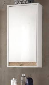 Badezimmer Hangeschrank Sol Echt Lack Hochglanz Weiss Und Alteiche Dekor Kaufen Bei Oe Online Einrichten Gmbh