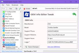 Gambar Menambah Informasi Oem Logo Dan Website Di Properties Komputer Website Komputer Huruf