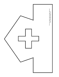 Printable Nurse Hat Template Fun Learning Printables For Kids In 2020 Community Helpers Crafts Community Helpers Preschool Nurse Crafts