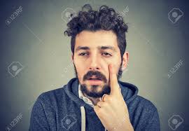 Please contact the technical support department. Young Bearded Man Having Puffy Eyes And Sick After Sleepless Stock Photo Picture And Royalty Free Image Image 96778812