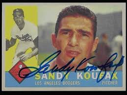 Sandy Koufax Baseball Card