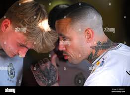 Tattoo match hi-res stock photography and images