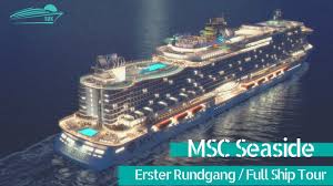 Msc seaside rewrites the rule book of cruise ship design, combining indoor and outdoor areas to connect you with the sea like never before. Msc Seaside Rundgang Highlights Renderings Full Ship Tour First Pictures Youtube