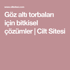 Goz Alti Torbalari Icin Bitkisel Cozumler Cilt Sitesi Food
