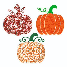 Download Mandala Pumpkin Cuttable Design