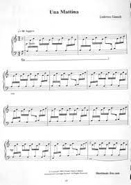 Una Mattina Ludovico Einaudi Free Piano Sheet Music Pdf Partition piano de grande qualite pour una mattina de ludovico einaudi. ludovico einaudi free piano sheet music pdf