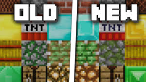 Now updated to version 1.0.0! Minecraft Old Vs New Texture Pack Comparison Youtube