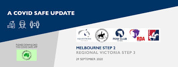 Merlino will provide another update later today. Covid 19 Update 29 September 2020 Equestrian Victoria