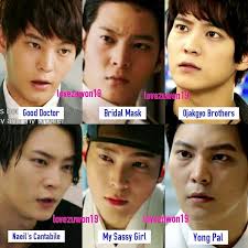 Joo Won All Intense Looking Except For His Character In Good Doctor As He Was Sweet And Somehow Innocent In My Sassy Girl He Was Serious Yet Funny At Times