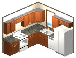 10' x 10' kitchen cabinet layout