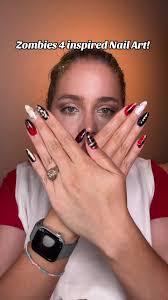 Descendants Zombies Tour Nail Idea