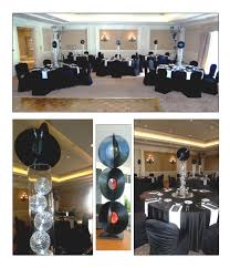 Pair your favorite around the world decorations with matching invitations, favors and tableware. Music Theme Decor Rock N Roll Music Event Decor Theme Party And Wedding Disco Party Decorations Music Themed Parties 70s Theme Party