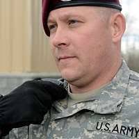 U.S. Army Staff Pfc. Cameron Leto, assigned to the