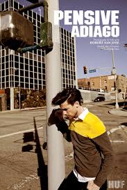 Mens Editorial - Pensive Adiago, photography by Robert San Jose for HUF  Magazine - HUF Magazine Editors Pick