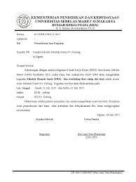 Berikut ini cara menulis surat izin dan juga contoh surat izin tidak masuk sekolah, tidak masuk kuliah, tidak masuk kerja, surat izin dari orang tua dll. Surat Izin Kegiatan Doc