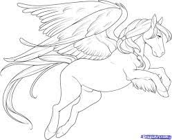 You could also print the picture while. Flying Horse Coloring Pages Coloring Pages Coloring Home