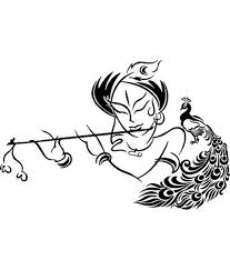 Decor Kafe Multicolour Krishna Peacock Sdl639896521 1 1511f Jpg 620 726 Krishna Painting Art Krishna Drawing