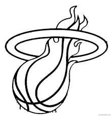 Maybe you would like to learn more about one of these? Nba Coloring Pages Miami Heat Logo Coloring4free Coloring4free Com