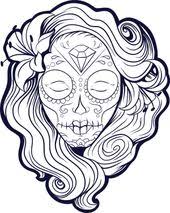 Some are simple skulls and others very detailed. Skull Coloring Pages
