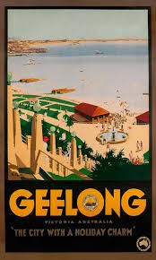 Geelong By James Northfield Australian Vintage Posters Travel Posters Vintage Travel Posters Posters Australia Australian Vintage