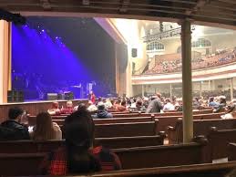 Ryman Auditorium Section Mf 8 Row Q Seat 4 Manchester