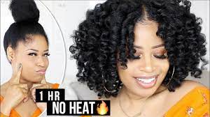 The best natural hairstyles and hair ideas for black and african american women, including braids, bangs, and ponytails, and styles for short, medium, and long hair. Ultra Defined Perfect No Heat Curls In 1 Hour Natural Hair Tutorial Youtube