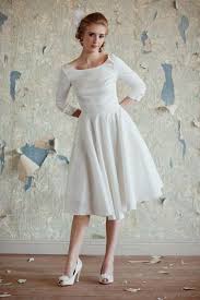 Ruche Wedding Dress In 2020 Tea Length Wedding Dress Wedding Dress With Pockets Courthouse Wedding Dress