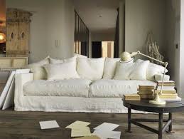 Canape En Lin Froisse Male Canapes Blancs Canape Home Spirit Canape Cosy