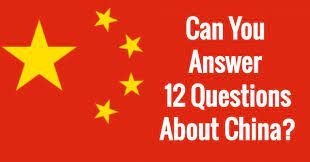 Country living editors select each product featured. Can You Answer 12 Questions About China Quizpug