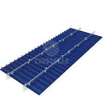 Commercial Trapezoidal Metal Roof OEM Custom Structures Solar Mounting System Brackets for Solar Panels