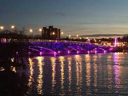 Purple Bridge Purple Bridge Worcester Boston Honor Prince With Lights Worcester Ma Patch