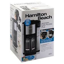 Plus, this model has brew pause. Hamilton Beach Programmable Coffee Maker 12 Cup Shop Appliances At H E B
