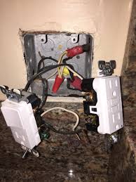 Need wiring diagram for spilt receptacle for dishwasher and. How To Wire A Gfci Duplex Outlet With A Garbage Disposal Switch Combo Outlet On Load Home Improvement Stack Exchange