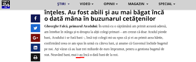 Oare ce scuză o putea invoca „redacția (articolul este nesemnat) pentru scrierea verbului a lua cu cratimă?! PuÈ›inÄƒ GramaticÄƒ Aprilie 2019