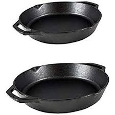 Lodge Cast Iron 2 Piece Bundle 12 And 10 25 Ergonomic Heat Treated And Pre Seasoned Cast Iron Pans Wi Cast Iron Seasoning Cast Iron Seasoned Cast Iron Pan