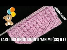 Fare Disi Orgu Modeli Yapilisi Sis Ile Youtube Orgu Orgu Modelleri Fareler