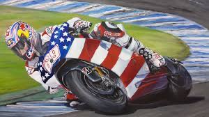 Motorbike 600mm X 900mm Oil Paints Motorcycle Racing Motorcycle Motogp