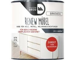 Stilvoll wohnen mit möbeln von sommerlad. Maison Deco Renew Mobel Satin Birkeweiss 500 Ml Bei Hornbach Kaufen